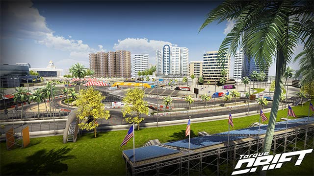 Đường đua Formula Drift Long Beach 2021 được thiết kế lại toàn bộ