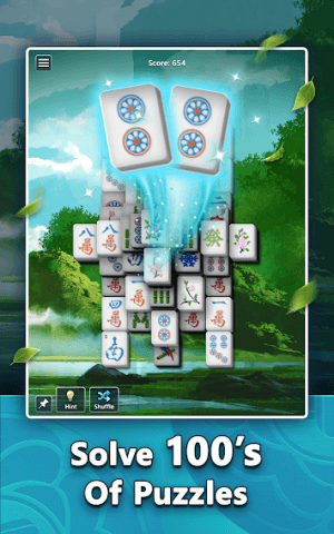 Mahjong by Microsoft has hundreds of puzzles for you to solve