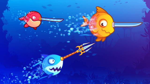 Join the fish battle in the Fish.IO game