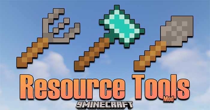 Resource Tools Mod 1.17.1 sẽ giới thiệu vào Minecraft rất nhiều công cụ mới độc đáo