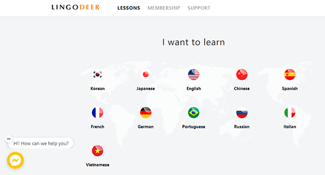 Learn many globally popular languages ​​with the LingoDeer app