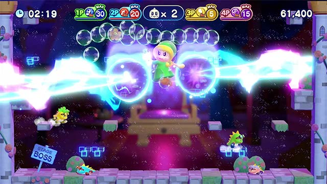 Bubble Bobble four Friends: The Baron's Workshop Steam has fast and vibrant gameplay