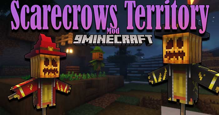 Scarecrow's Territory Mod sẽ đưa vào Minecraft một khối trang trí là Scarecrow