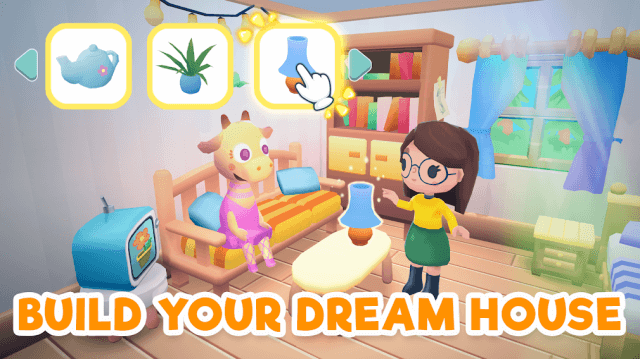 Build your dream home in the game Sunshine Days