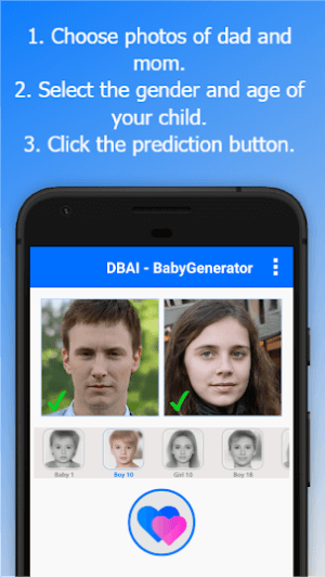 BabyGenerator shows you the face of your own child in the future