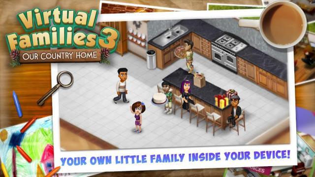 Build your virtual family in Virtual Families 3