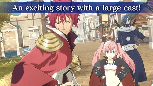 Discover an interesting story with a large cast of characters in SLIME - ISEKAI Memories