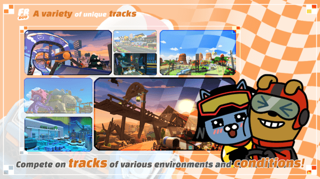 Complete the tracks in a variety of environments and conditions