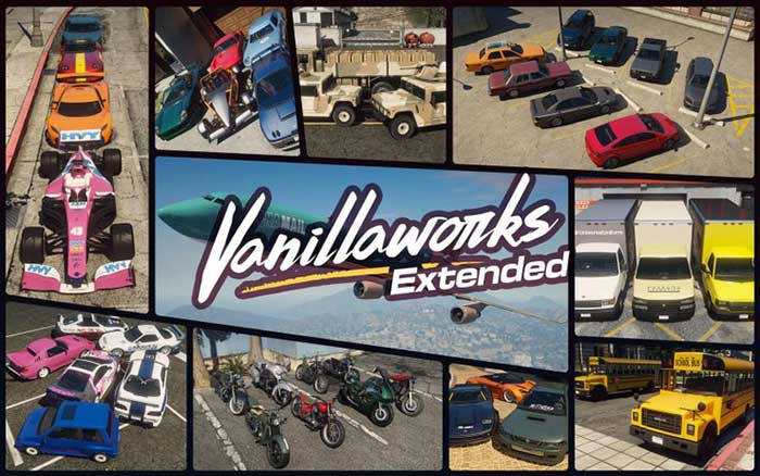 Vanillaworks Extended Pack thay đổi giao diện của tất cả các phương tiện trong trò chơi