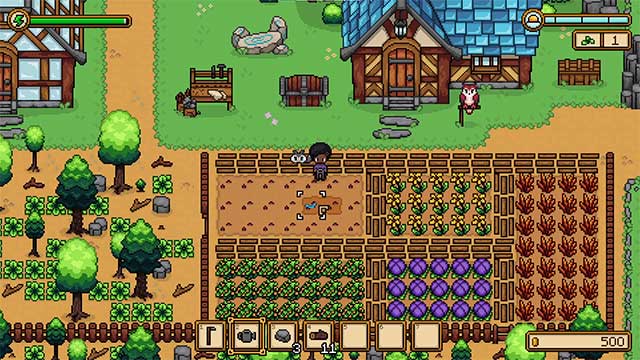 Grow up your magic farm in Pine Lily Village