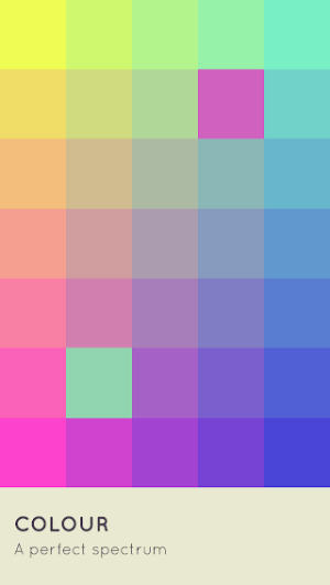 I Love Hue requires you to arrange the color tiles on the palette