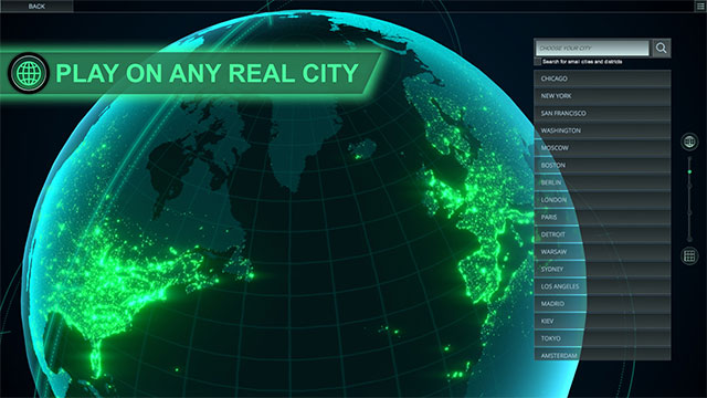 Choose any city, download the map and start playing Infection Free Zone game