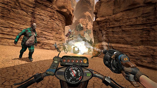 Hell Road VR is a journey to kill zombies in a virtual reality world