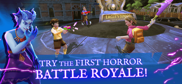 Join a Battle Royale with up to 16 players in Horror Brawl