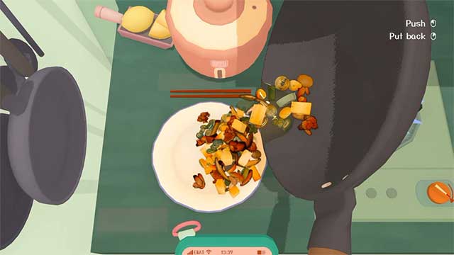 Play as a young girl learning how to cook friendly dishes from her recipe 