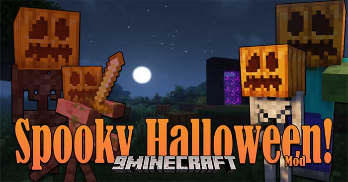Spooky Halloween! Mod allows zombies to spawn with a pumpkin on their heads
