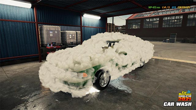 Tích cực rửa xe và sơn xe để ghi điểm thưởng trong Car Mechanic Simulator 2021