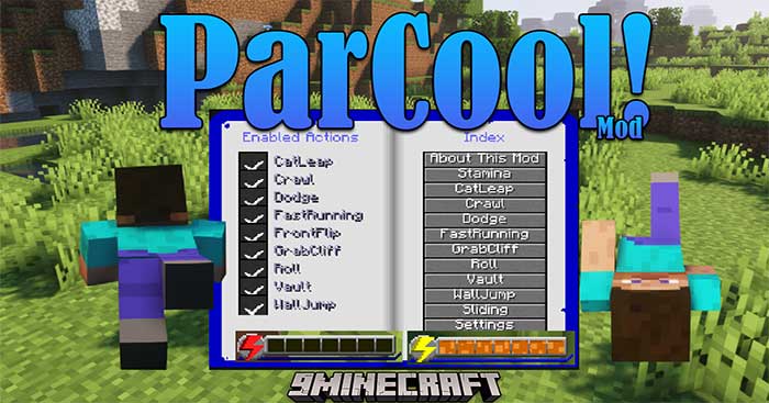 ParCool! Mod will add new character movements and interactions to Minecraft