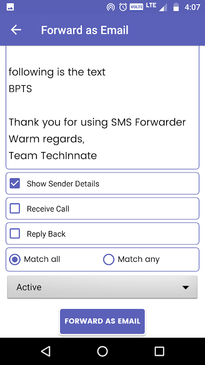 SMS Forwarder for Android