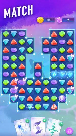 Solve challenging match-3 puzzles