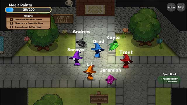 Which Wizard? is a multi-game reasoning simulation game. same as Among Us