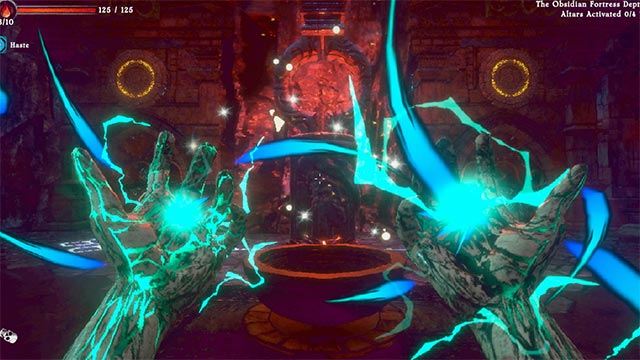 Into the Pit is the classic FPS game but the magic hand will replace the weapon