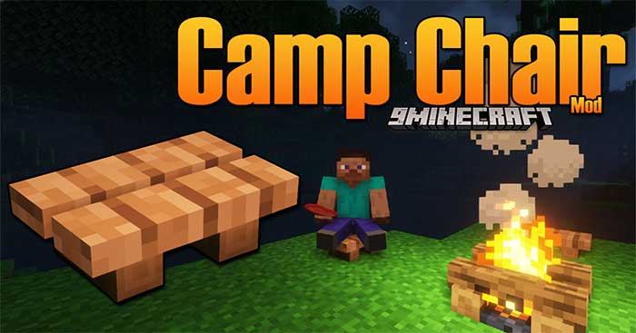 Camp Chair Mod 1.17.1 sẽ thêm ghế cắm trại vào thế giới Minecraft của bạn