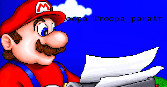  Mario Teaches Typing 2 Game Mario luyện gõ 10 ngón phần 2
