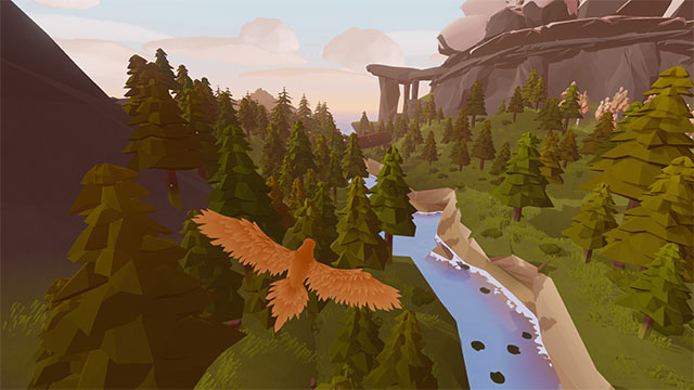 Feather is a light, relaxing exploration adventure game. relaxing for everyone