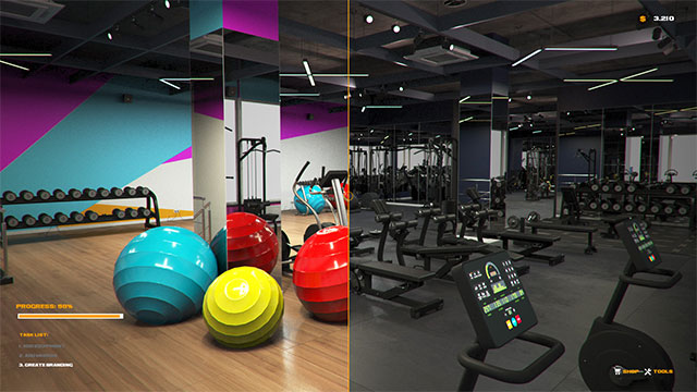 Fitness Center Renovator is a simulation game to repair and renovate a modern Gym