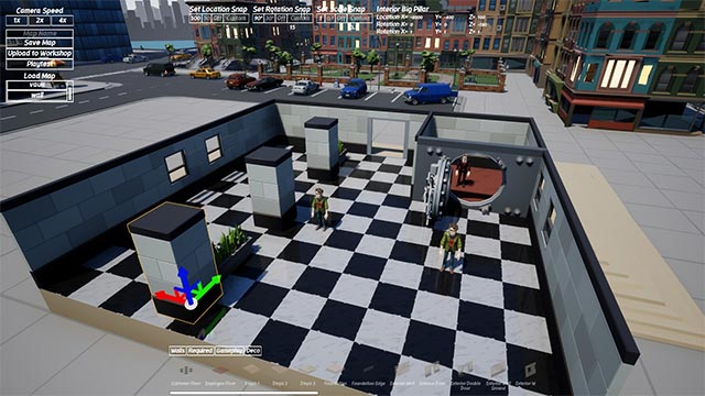 Prepare maneuvering tactics to rob banks in Perfect Heist 2