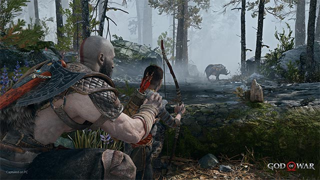 God of War là câu chuyện về 2 cha con Kratos và Atreus trong cuộc chiến sinh tồn mới