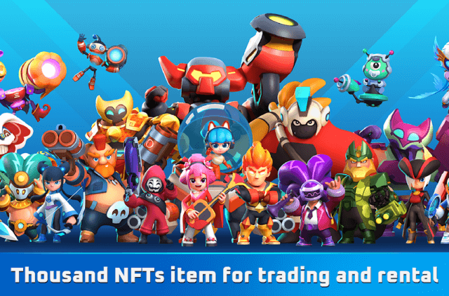  Trade NFT items in the market and earn money. encode
