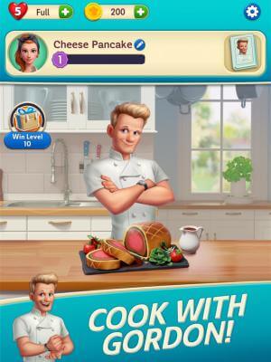 Gordon Ramsay Chef Blast game for you to cook with famous chef Gordon Ramsay 