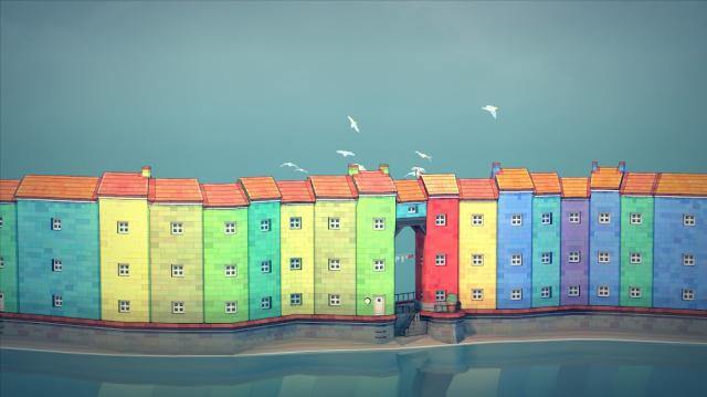 Beautiful colorful houses, addictive gameplay