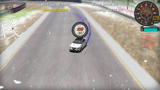 Conquer professional tracks in Driftence game 