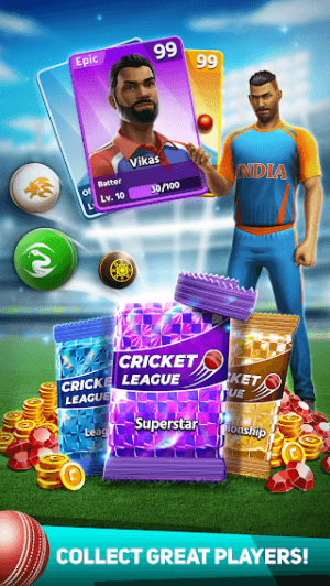 Collect the best cricketers 