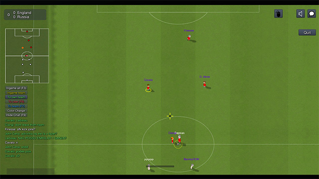 Combine individual skill and team strategy to conquer conquer World of Soccer Reloaded game
