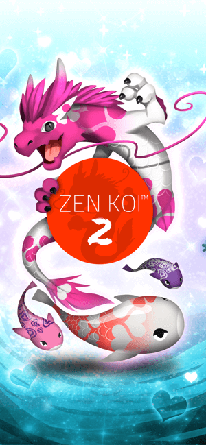 Zen Koi 2 for you to enjoy the fun of raising Koi into dragon