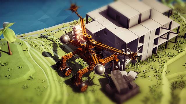 The game relies on new physics while crafting vehicles and destroying buildings. 