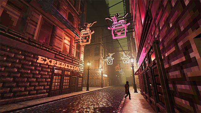 Shadows of Doubt is a sci-fi open world first-person detective game fantasy