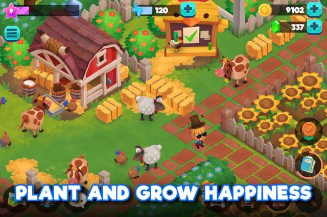 Become a farmer and enjoy a happy life in the game WeFarm farm