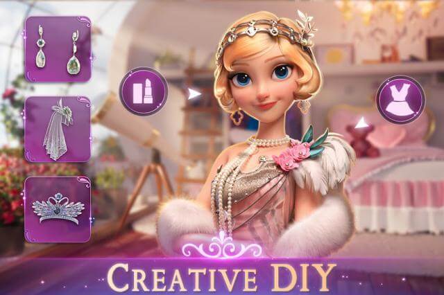 Show your creativity and aesthetic eye in Time Princess fashion game