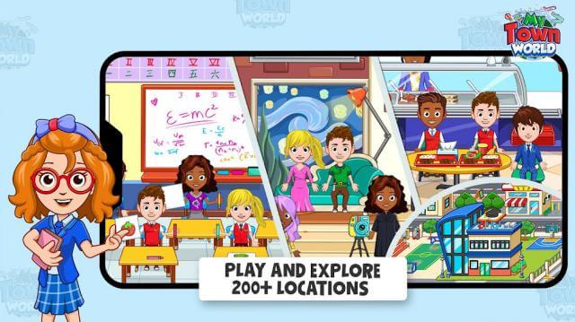 Play and explore more than 200 locations. full of fun