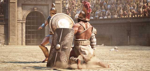 Gladiators cung cấp một loạt các lựa chọn vũ khí, lá chắn và áo giáp đa dạng