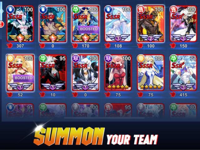 Summon monsters to create your powerful team