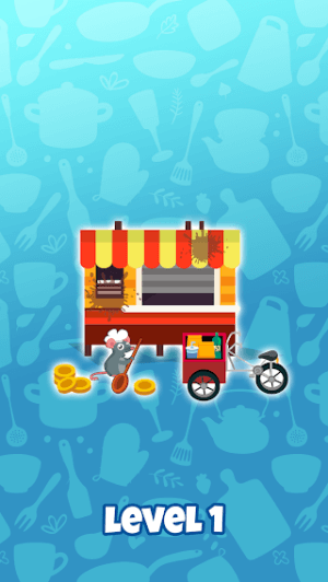 You start the game Idle Delivery Tycoon with a small food truck 
