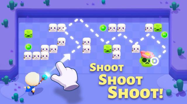 Shoot magic. to kill monsters in PunBall game