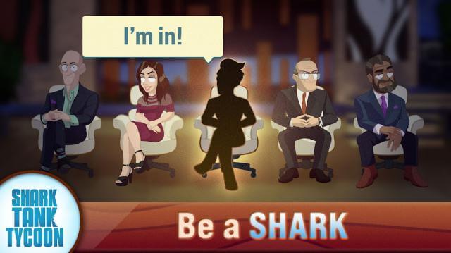 Become a Shark in Shark Tank and develop your own empire in the game Shark Tank Tycoon
