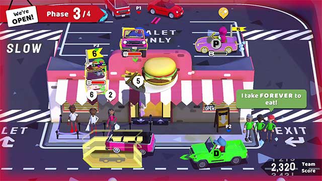 Very Very Valet is a fun multiplayer action game